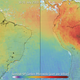 These maps show how much carbon monoxide has increased.